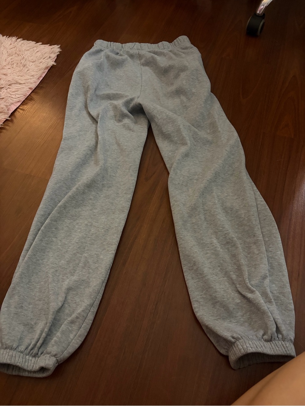 Grey sweatpants